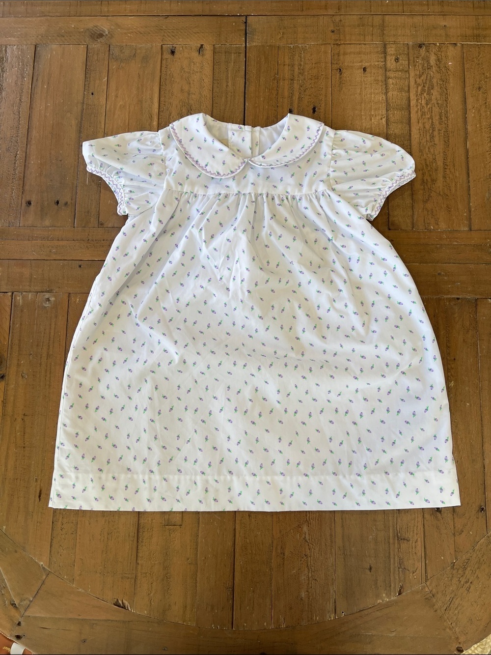The Beaufort bonnet company adaire valley rd purple rosebud dress girls 6
